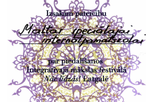 Integratīvajā mākslas festivālā 