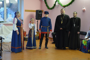 Jaungada tikšanās ar bērnu vokālo ansambli 