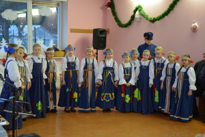 Jaungada tikšanās ar bērnu vokālo ansambli 