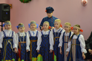 Jaungada tikšanās ar bērnu vokālo ansambli 