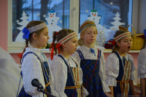 Jaungada tikšanās ar bērnu vokālo ansambli 