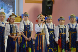 Jaungada tikšanās ar bērnu vokālo ansambli 