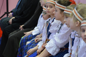 Jaungada tikšanās ar bērnu vokālo ansambli 