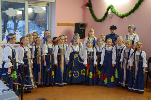 Jaungada tikšanās ar bērnu vokālo ansambli 