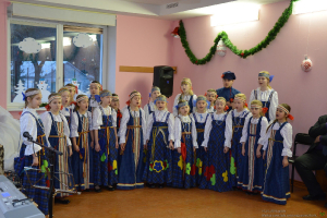Jaungada tikšanās ar bērnu vokālo ansambli 