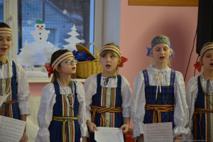 Jaungada tikšanās ar bērnu vokālo ansambli 