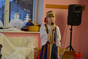 Jaungada tikšanās ar bērnu vokālo ansambli 