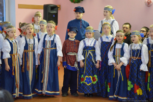 Jaungada tikšanās ar bērnu vokālo ansambli 