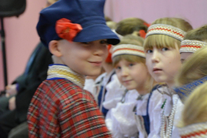 Jaungada tikšanās ar bērnu vokālo ansambli 