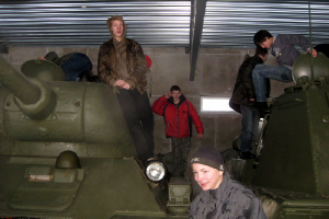  7. - 9. klašu ekskursija uz Sventes muižu, kara tehnikas muzeju 2012. gada 17. janvārī
