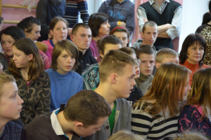 Tiskādu vidusskolas dramatiskā kolektīva interaktīvā izrāde 