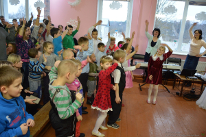 Tiskādu vidusskolas dramatiskā kolektīva interaktīvā izrāde 