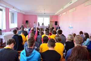  Profesionāli orientējošs izklaides pasākums kopā ar Adamovas speciālās internātpamatskolas audzēkņiem 25. aprīlī